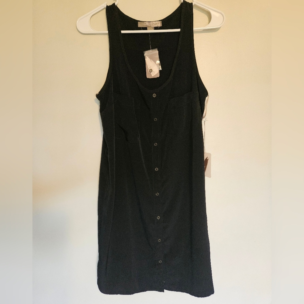 Forever 21 Black Button-Down Dress